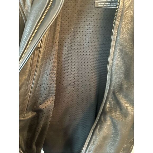 Harley Davidson women’s black leather jacket size xl 100% leather - Picture 4 of 8